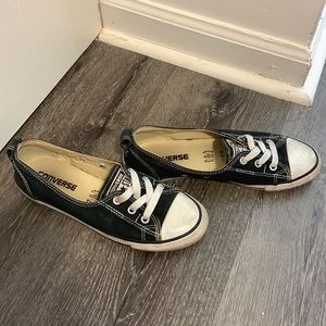 Converse black ballet flat hybrid shoes size 5.5
